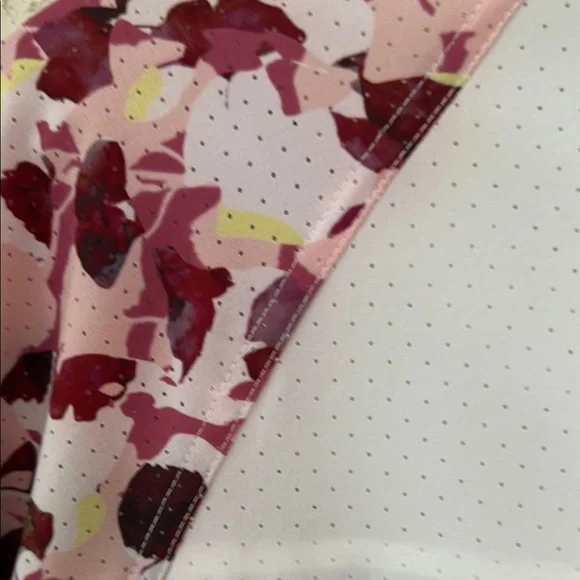 Lija White and Pink Bomber Jacket with High Collar - Picture 6 of 8